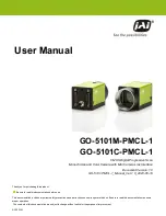 JAI GO-5101M-PMCL-1 User Manual preview