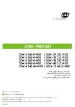 Preview for 1 page of JAI GOX-2402M-PGE User Manual