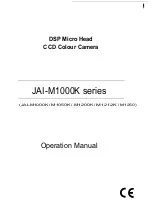 Preview for 2 page of JAI JAI-M1250K Operation Manual