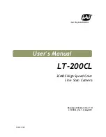 Preview for 1 page of JAI LT-200CL User Manual