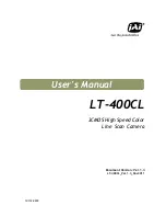 Preview for 1 page of JAI LT-400CL User Manual