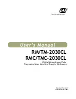 JAI RM-2030CL User Manual preview