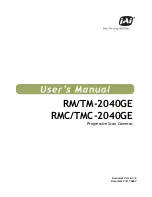 JAI RM-2040GE Series User Manual preview