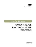 Preview for 1 page of JAI RM/TM-1327GE Series User Manual