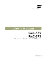 JAI RMC-673 User Manual preview