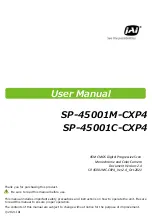 Preview for 1 page of JAI SP-45001C-CXP4 User Manual