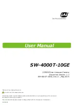 Preview for 1 page of JAI SW-4000T-10GE User Manual