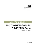 Preview for 1 page of JAI TS-1327EN Series User Manual