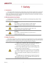 Preview for 7 page of JAKA Zu pro Series Hardware User Manual