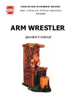 jakar ARM WRESTLER Operator'S Manual preview