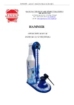 jakar HAMMER Operator'S Manual preview