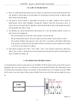 Preview for 4 page of jakar HAMMER Operator'S Manual