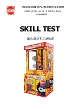 jakar SKILL TEST Operator'S Manual preview