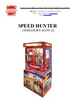 jakar SPEED HUNTER Operator'S Manual preview