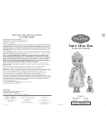 Предварительный просмотр 2 страницы JAKKS Pacific Snow Glow Elsa Instruction Manual