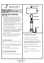 JALEXANDER JAE018 Quick Start Manual preview