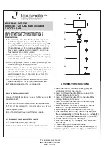 Preview for 1 page of JALEXANDER JAE0340 Manual