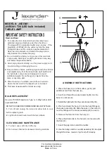 JALEXANDER JAE0341 Quick Start Manual preview