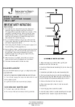 Preview for 1 page of JALEXANDER JAE298 Assembly Instructions