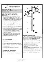 JALEXANDER JAE315 Quick Manual preview