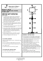 JALEXANDER JAE324 Manual предпросмотр