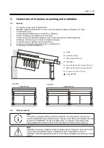 Предварительный просмотр 7 страницы Jalousie-Welt Pergola PRO Operations And Maintenance, Instructions Of Shipment, Unpacking And Installation