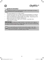 Preview for 41 page of JAM Trend CITYBLITZ CB050 Original Instructions Manual