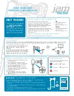 Preview for 1 page of Jam HX-EP510 User Manual And Warranty Information