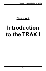 Preview for 5 page of JAMAR Technologies TRAX I User Manual