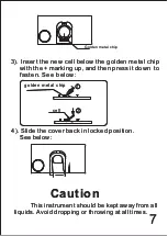 Preview for 7 page of Jamar Digital Pinch Gauge Instruction Booklet