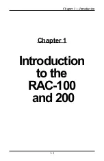 Preview for 5 page of Jamar RAC-100 Manual