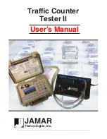 Preview for 1 page of Jamar Traffic Counter Tester II User Manual