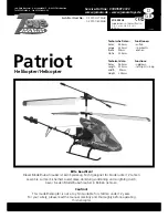 Preview for 1 page of Jamara Toys PATRIOT Manual