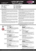 Preview for 1 page of Jamara 403128 Instructions Manual