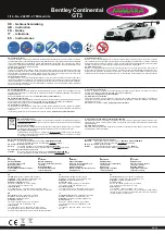 Preview for 1 page of Jamara Bentley Continental GT3 Instructions