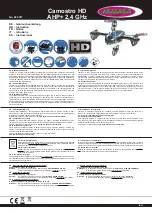 Jamara Camostro HD AHP+ 2,4 GHz Instruction Manual preview