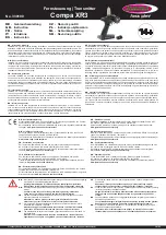 Jamara Compa XR3 Instructions Manual preview