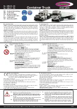 Preview for 1 page of Jamara Container Truck Instruction