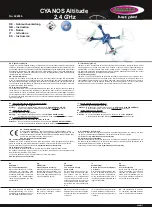 Jamara CYANOS Altitude Instruction preview