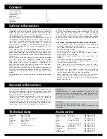 Preview for 3 page of Jamara Extra 330L Instruction