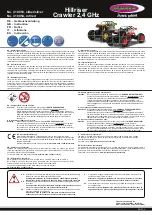 Preview for 1 page of Jamara Hillriser Crawler 2,4 GHz Instruction