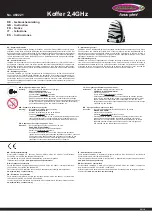 Jamara Koffer 2,4GHz Instructions preview