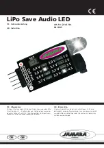 Preview for 1 page of Jamara LiPo Save Audio LED Instruction