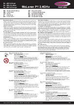 Preview for 1 page of Jamara McLaren P1 2,4GHz Instructions Manual