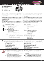 Jamara Mercedes-Benz Antos 460657 Instruction preview