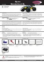 Jamara Myron Monstertruck BL Instructions Manual preview