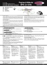 Jamara Payload Altitude GPS 2,4 GHz Instruction preview