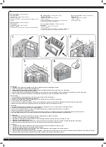 Preview for 2 page of Jamara Playhouse Little Home Instruction