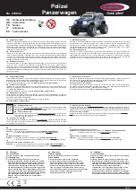 Jamara Polizei Panzerwagen Instruction preview