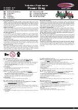 Preview for 1 page of Jamara Power Drag 460805 Instructions Manual